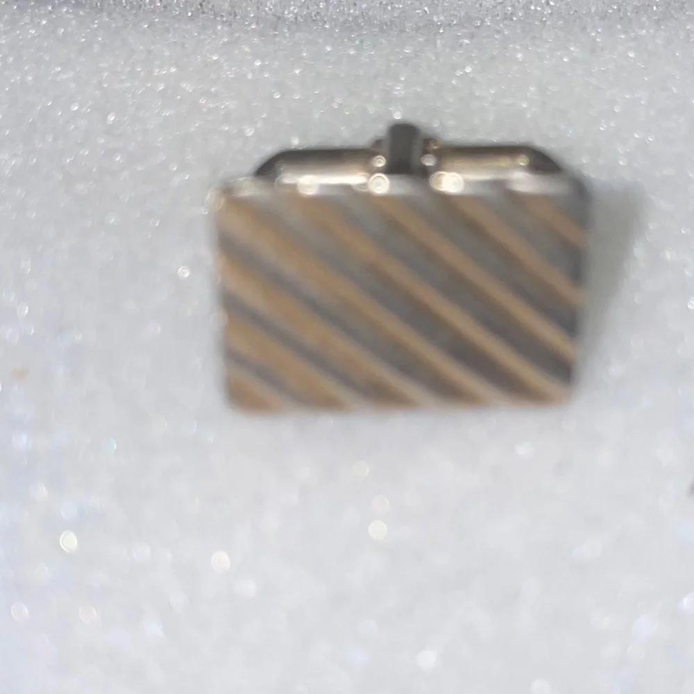 Replacement Lost SINGLE‎ Vintage Cuff Link Blue Stone & Silver